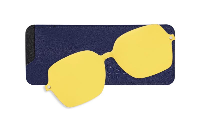 Clip magnétique jaune  Femme - Conduite de nuit - Ultem - OCP563_C3_CLIP_DRIVE - OSMOSE - Octika