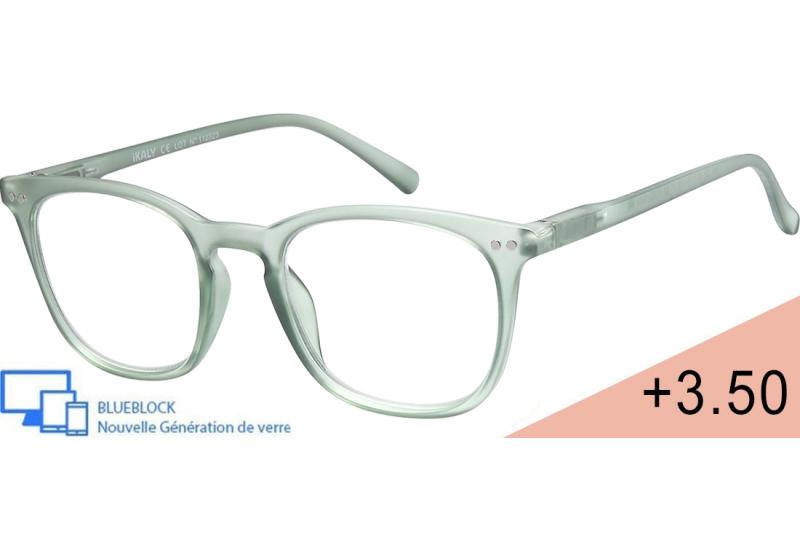 Lunette loupe de lecture Blueblock  Mixte - BA_C6_350 - Plastique (CP/TR90) - Anti-lumière bleue - Optique pré-monté Blueblock -