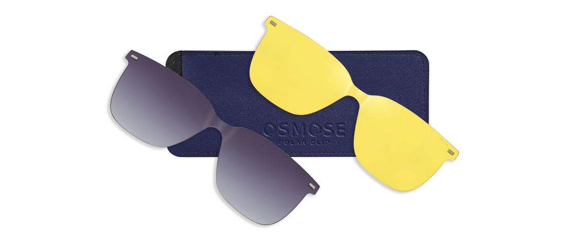 Lunette de vue Polar Clip  Homme - Acétate + Clip magnétique solaire polarisé - OCP559_C4 - OSMOSE - Octika