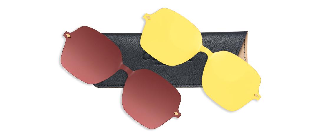 Lunette de vue Polar Clip  Femme - Acétate + Clip magnétique solaire polarisé - OCP563_C1 - OSMOSE - Octika