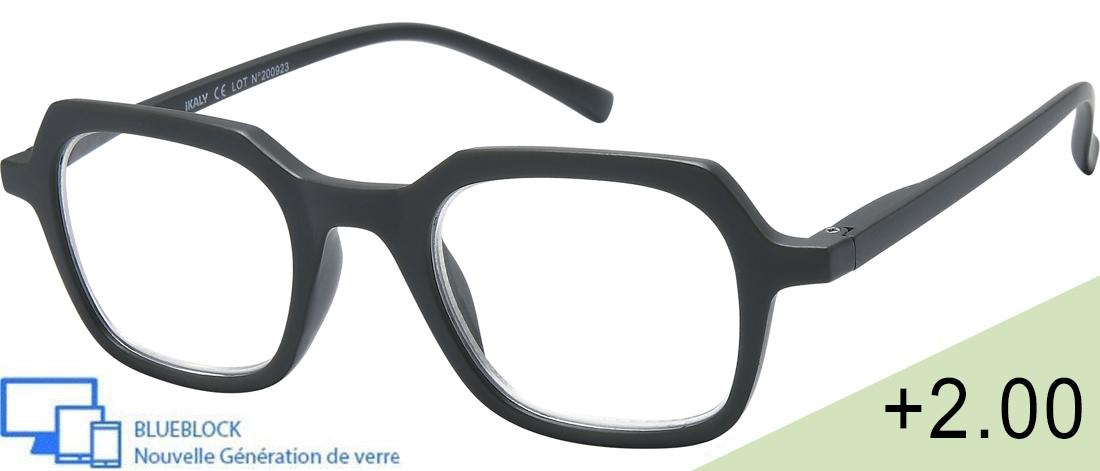  Men's Reading Glasses - AM_C3_200 - injected plastic (CP/TR90) - Anti-blue light -  blueblock pre-mounted reading Optics - IKAL