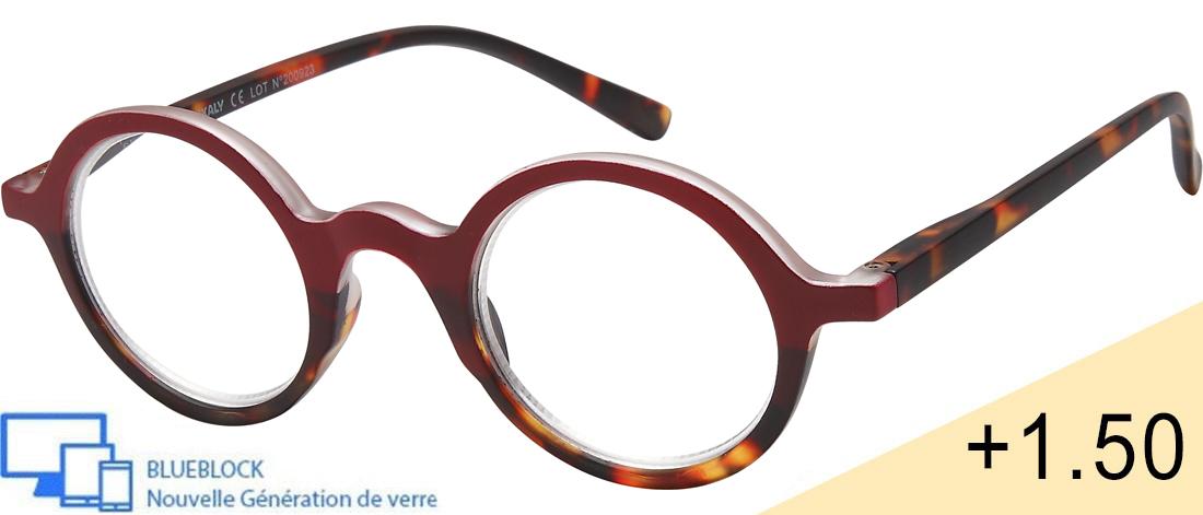  Women's Reading Glasses - LI_C1_150 - injected plastic (CP/TR90) - Anti-blue light -  blueblock pre-mounted reading Optics - IK