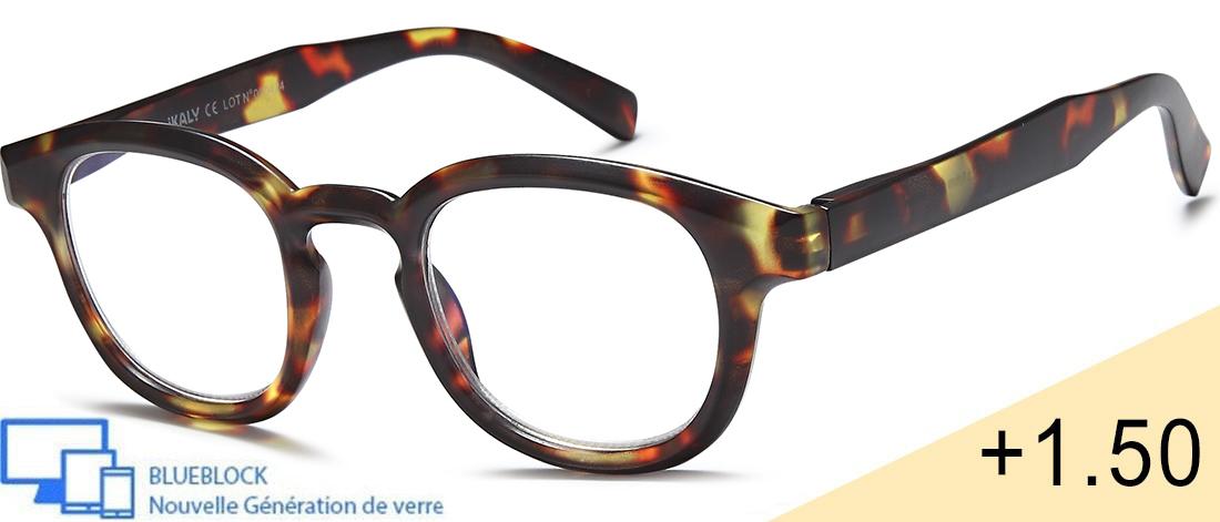  Unisex's Reading Glasses - AT_C1_150 - injected plastic (CP/TR90) - Anti-blue light -  blueblock pre-mounted reading Optics - I