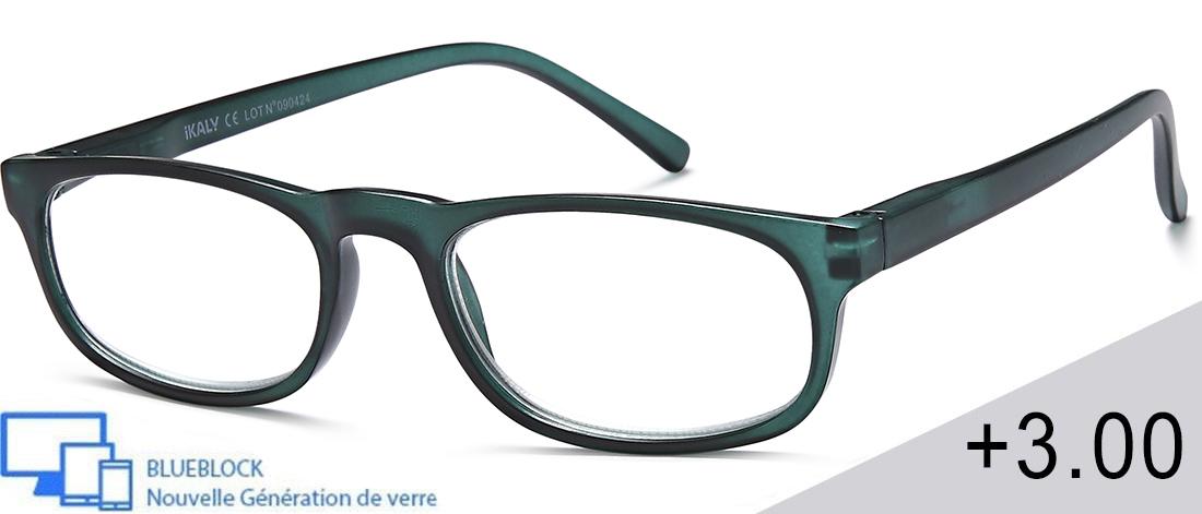  Unisex's Reading Glasses - LO_C2_300 - injected plastic (CP/TR90) - Anti-blue light -  blueblock pre-mounted reading Optics - I