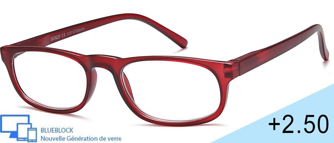  Unisex's Reading Glasses - LO_C3_250 - injected plastic (CP/TR90) - Anti-blue light -  blueblock pre-mounted reading Optics - I