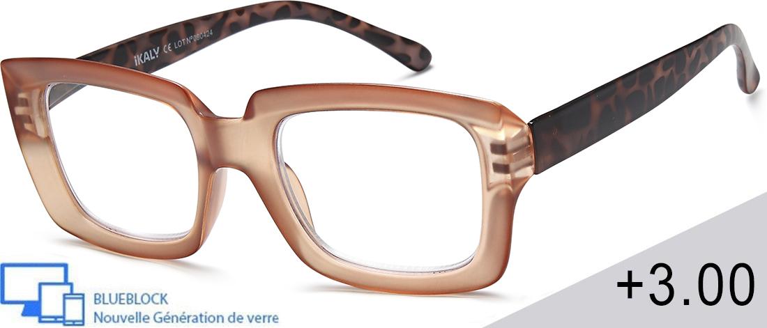  Women's Reading Glasses - SE_C1_300 - injected plastic (CP/TR90) - Anti-blue light -  blueblock pre-mounted reading Optics - IK