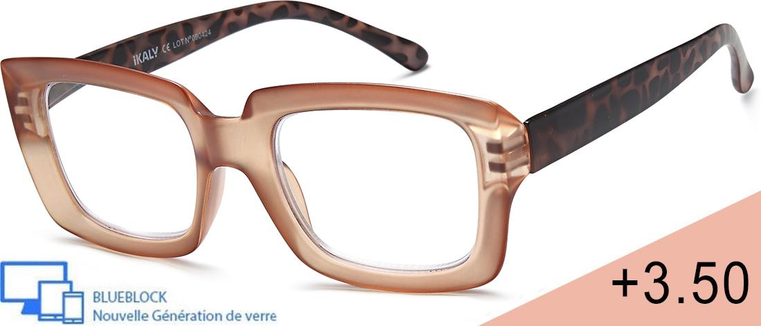  Women's Reading Glasses - SE_C1_350 - injected plastic (CP/TR90) - Anti-blue light -  blueblock pre-mounted reading Optics - IK