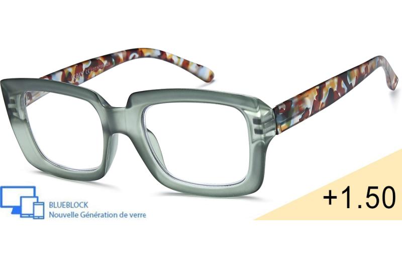  Women's Reading Glasses - SE_C2_150 - injected plastic (CP/TR90) - Anti-blue light -  blueblock pre-mounted reading Optics - IK