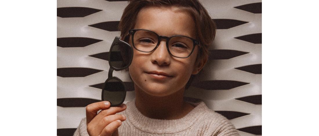 Polar Clip Junior  Boy prescription glasses -  + Magnetic polarised solar clip - OCP637_C3 - OSMOSE - Octika