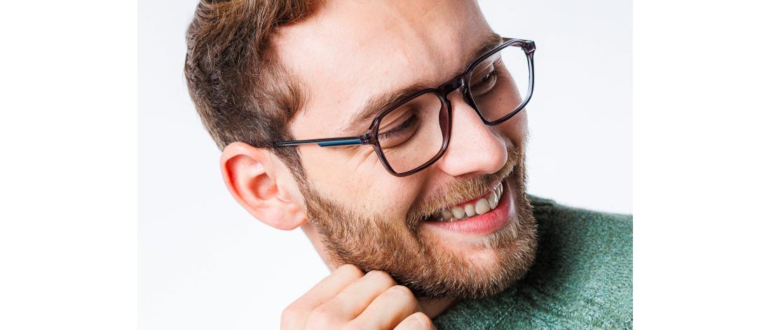  Men's Eyewear - Injected plastic (CP/TR90) - OP423_C2 - Ikaly - Octika