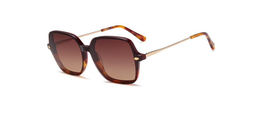 Polar Clip eyewear  Women - Acetate + Polarized solar magnetic clip - OCP563_C3 - OSMOSE - Octika