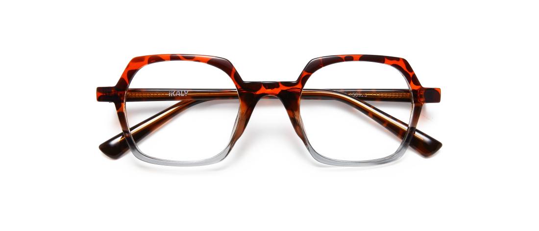Montura Optica  Unisex - Carey / Azul - OP391_C3 - Ikaly - Octika