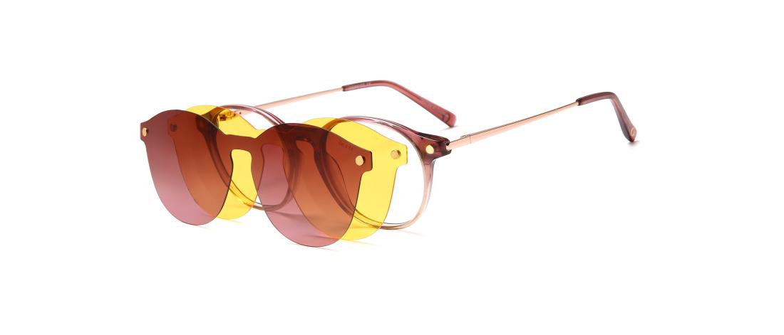 Occhiali da vista Polar Clip  Donna - Acetato + Clip magnetica da sole polarizzata - OCP561_C1 - OSMOSE - Octika