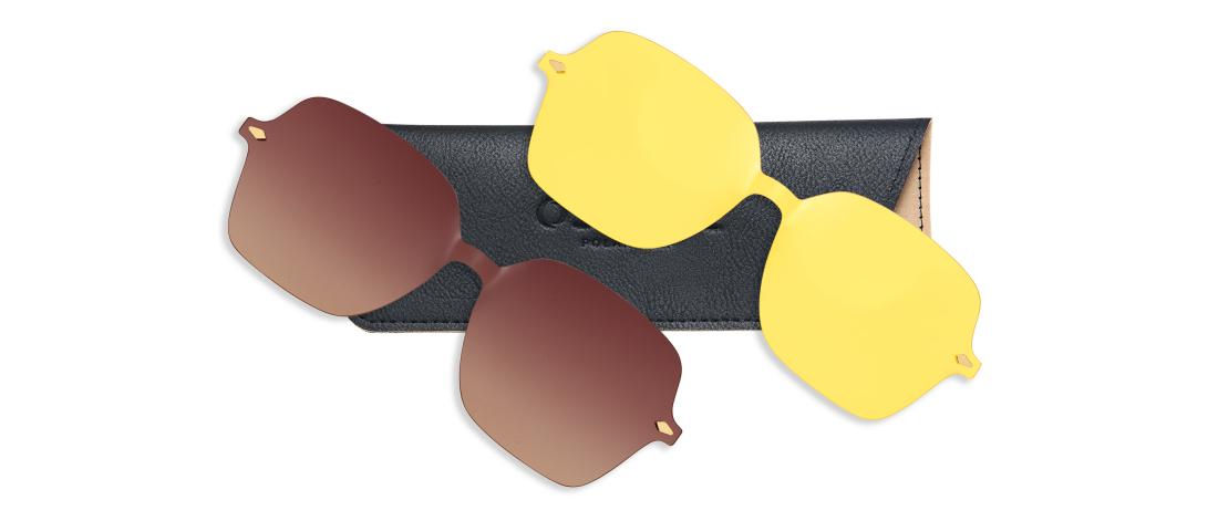 Occhiali da vista Polar Clip  Donna - Acetato + Clip magnetica da sole polarizzata - OCP563_C3 - OSMOSE - Octika